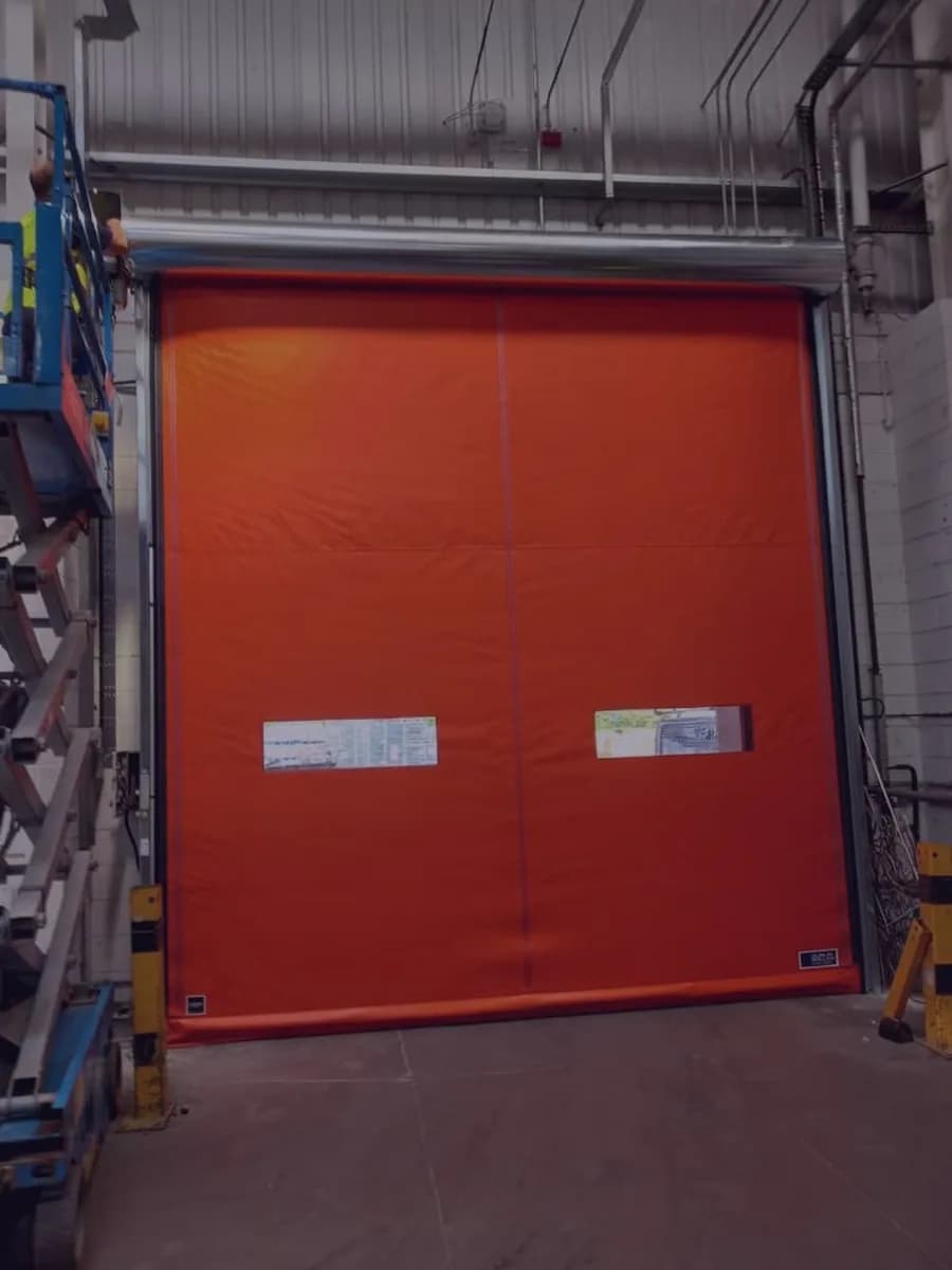 Rapid Roll Doors installation and product detail